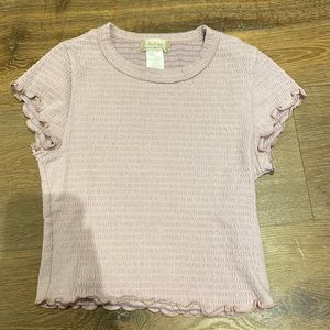 Altard State Light Purple Crop Top Size Extra Small